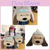 Hat Dog Cartoon Backpack For Girls Boys With Spacious Storage And Padded Straps