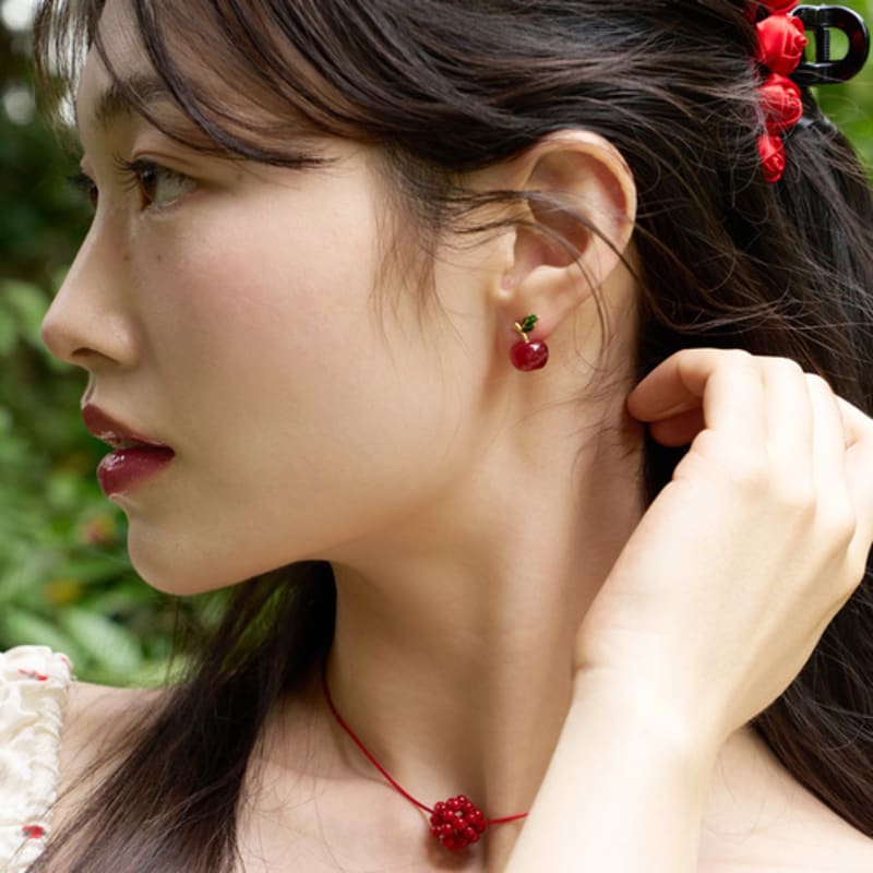 FANTASTIC PLANET Golden Apple Earrings