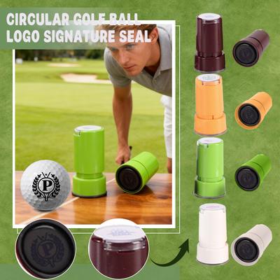 Personalized Round Golf Ball Seal  And Colorfast Includes 3ml Of Ink .