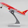 1/400 Diecast Metal Plane Model Leker 7 Tommer Boeing 777 Pull Back Replica med lyd og lett flymodell for barn Leker