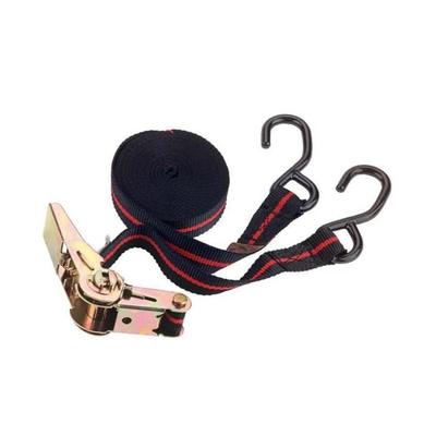 Lashing Strap - SHOP-STORY - 25mm X 5m - Polypropylene - Ratchet Tensioner - Strong Hooks