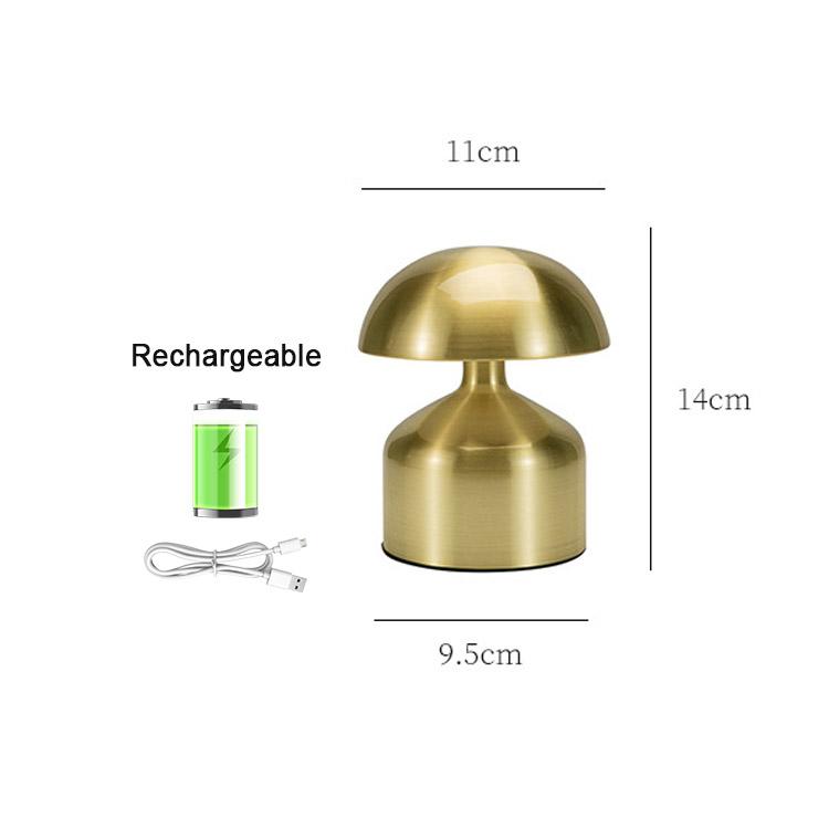 Table Lamp Led Rechargeable Touch Tri-Level Dimmable Reading Light Bar Bedroom Desk Decor Atmosphere Deco Bedside Tables Lamps