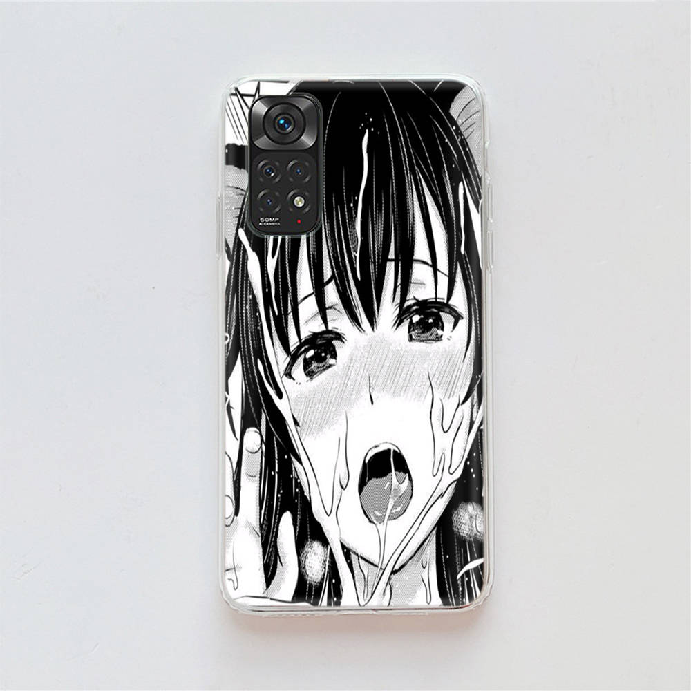 DT16 Girl Comics Case for Samsung A04 A14 A23 A34 A54 M23 M33 M52 M53 Realme 10 9 C30S C35 C55 VIVO Y02S Y21 Y33S Y51 X80 Pro Clear Cover