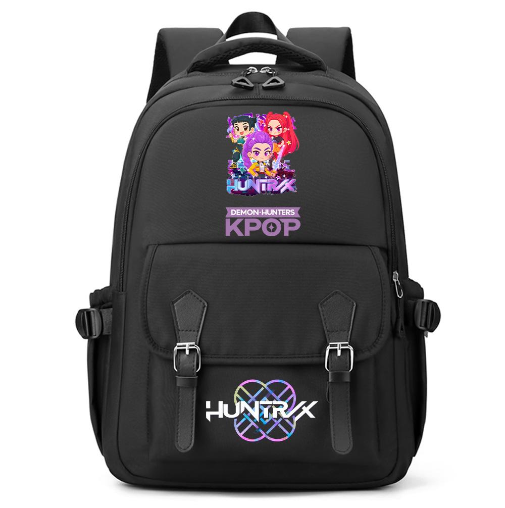 Anime Cute Cartoon Kpop Demon Hunters Printed Large Capacity Backpack for Teenger Student Girl Boy Schoolbag Bookbag Women Waterproof Travel Bag