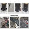 U-shaped Steel Parking Barrier