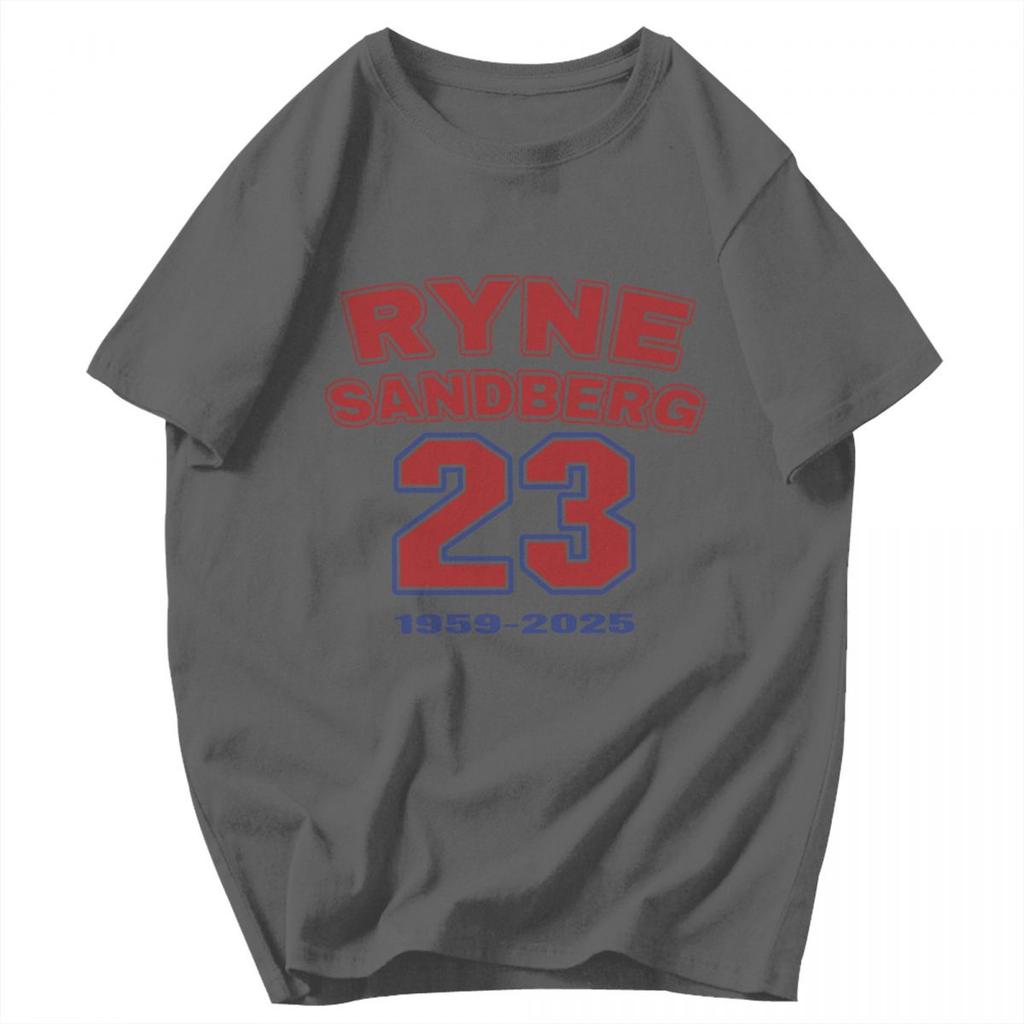 Men T Shirt Ryne Sandberg 2025 Gifts Y2K Graphic Customized Unisex Clothes T Shirts