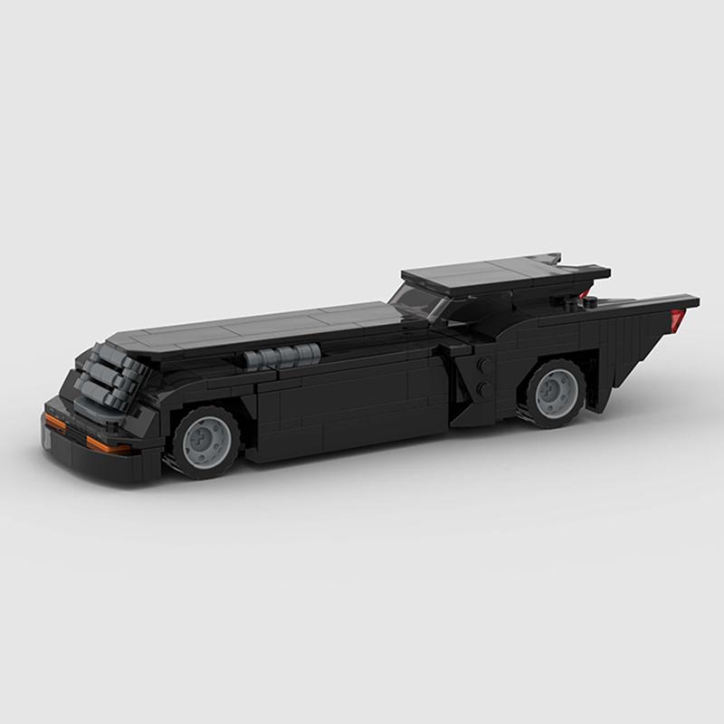 MOC Car animation Batmobile Racing Technical Vehicle Model Building Block Super Race brick Movie Hero Bat Christmas Gift City