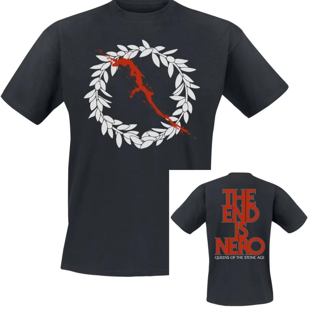 Hot Sale Era Vulgaris Queens of The Stone Age Graphic Print T-Shirt Men Women Metal Rock Band Summer New Tee Loose Casual Oversized Streetwear Top