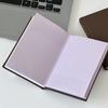 Strawberry Chocolate Hardcover Notebook with Light Purple Inner Pages - Elegant Daily Planner & Diary