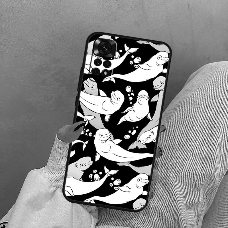 Blue Ocean Whales Pattern For Xiaomi Redmi Note 14 9 10 11 12 13 15 Pro Plus Case Cover For Redmi 15C 14C 12C 10C 13C