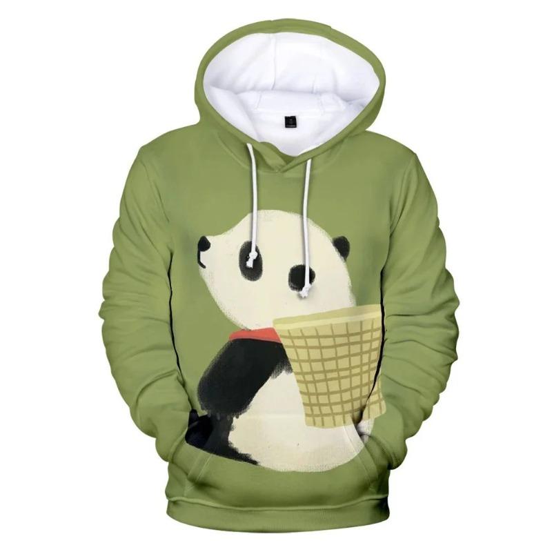 Hanorac pentru bărbați Imprimare 3D Model Panda Drăguț Primăvară Și Toamnă Modă Femei Și Copii Casual Oversized Pulover
