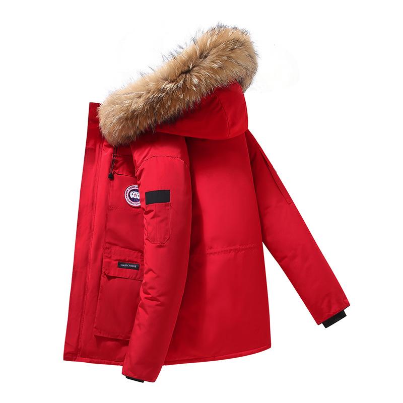 

Новая рабочая одежда для пар, мужская зимняя рабочая одежда для отдыха на открытом воздухе, пуховик, мужская и женская утолщенная куртка, модная тенденция для пар S