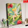 Disney Pearl Painting Jingle Bell Fairy Themed Creative Pearl Art Painting 5D DIY Pearl Embroidery Mosaic Cross Stitch Kit Home Decor