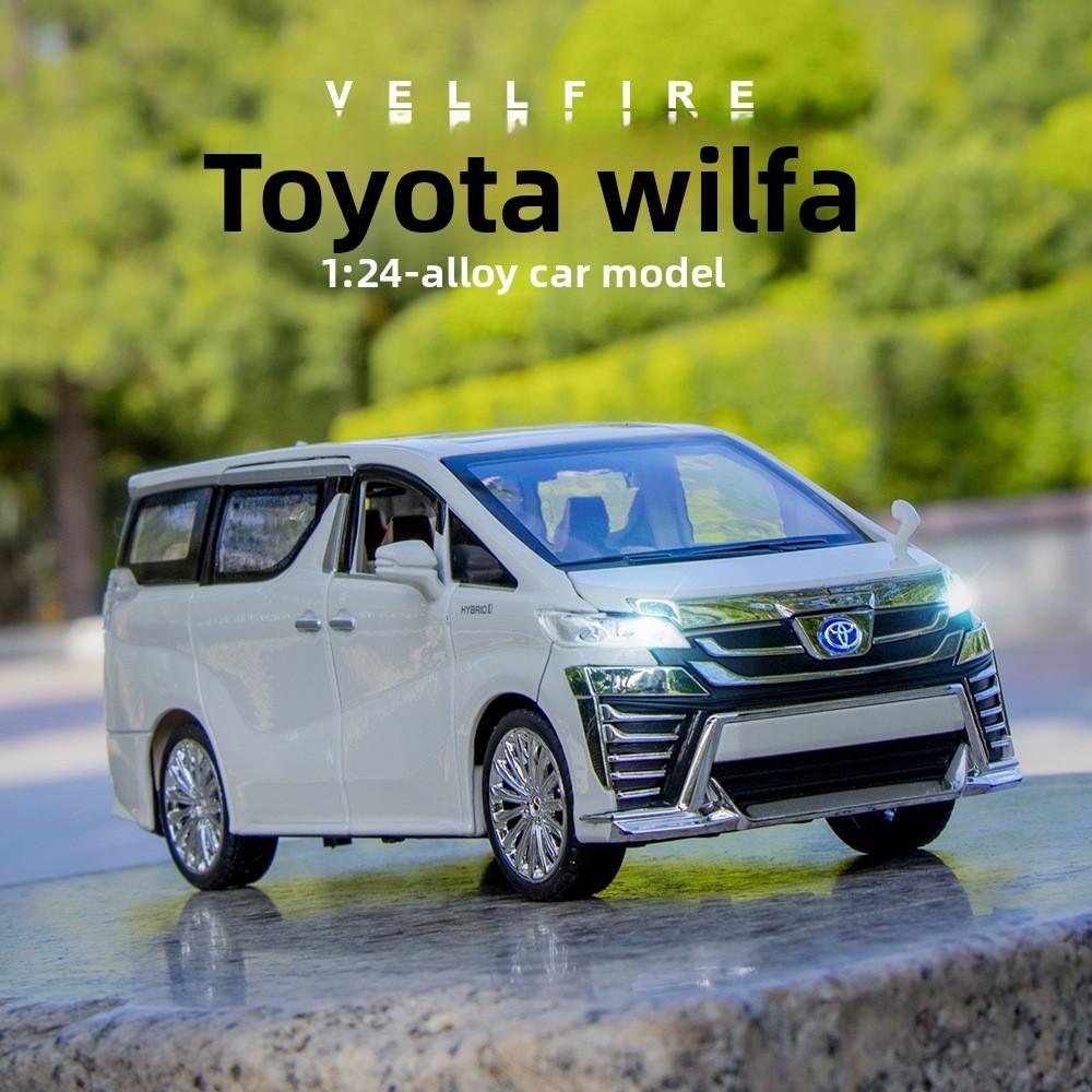 Alloy Car Model Toyota Vellfire Mpv With Sound Light For Kids Playroom
