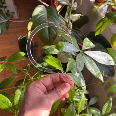 Yousheng Plant Bracket Stand Transparent Weather-Resistant Structure Acrylic Garden Support Climbing Plant Growth Enhancer