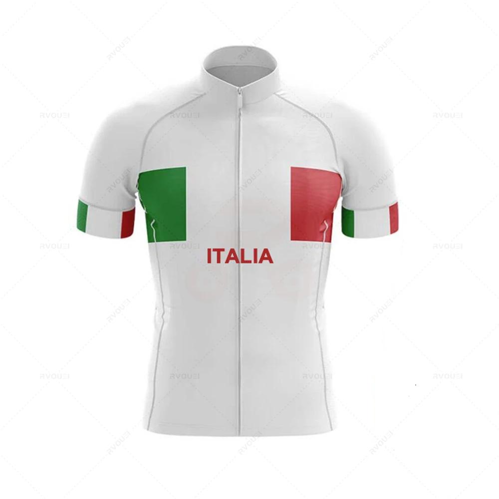 

Italy New 2026 Cycling Jersey Summer Men Cycling Jersey Short Set MTB Bicycle Cycling Clothing Triathlon Roupa Ciclismo Maillot XS（old）