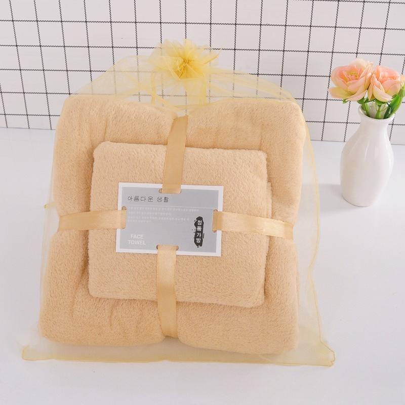 Bathroom Towel Friendly To Skin Ultra Soft Superior Absorbency Quick Dry Versatile Usability Bath Towel Set