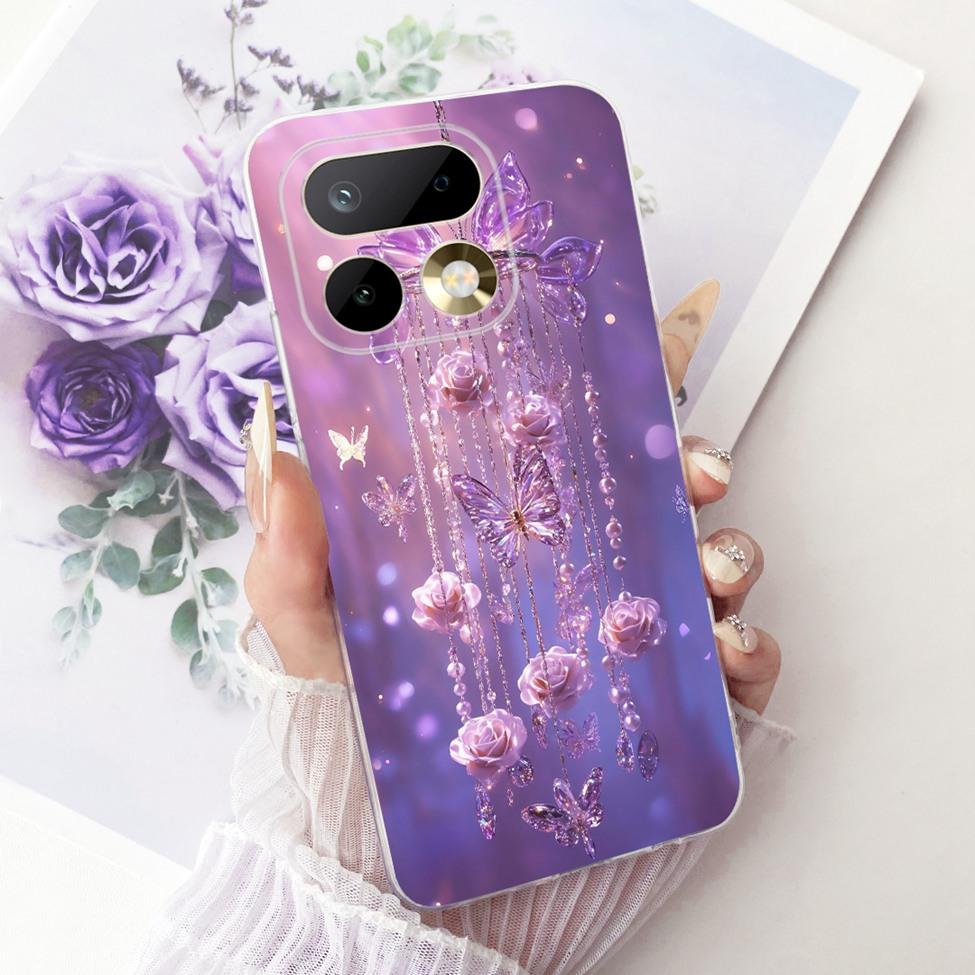 6.78'' For Realme 16Pro RMX5121 RMX5120 Case For Realme 16 Pro Cover Fashion Butterfly Cute Cat Cool Painted Soft Phone Casing
