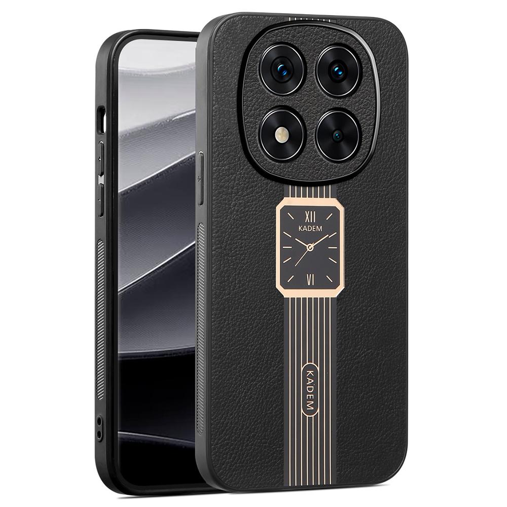 For Xiaomi Redmi Note 14 Pro 5G/Poco X7 5G Case Leather+TPU+Acrylic Anti-Scratch Phone Cover