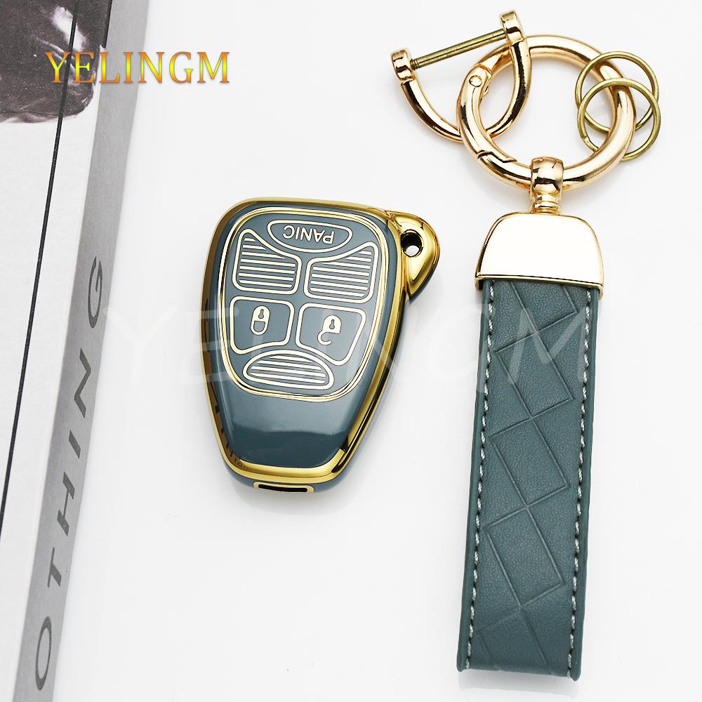Car Key Case Cover For Jeep Renegade Grand Cherokee Chrysler 300 Pt Dodge Jcuv Caliber Nitro Wrangler Compass Patriot Liberty