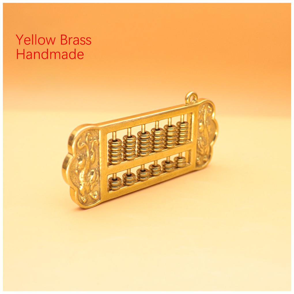 Trinket Accessories Creatively Imitation Fashion Abacus Rolls Decor Chains Simulation Pendant Key Brass Calculating