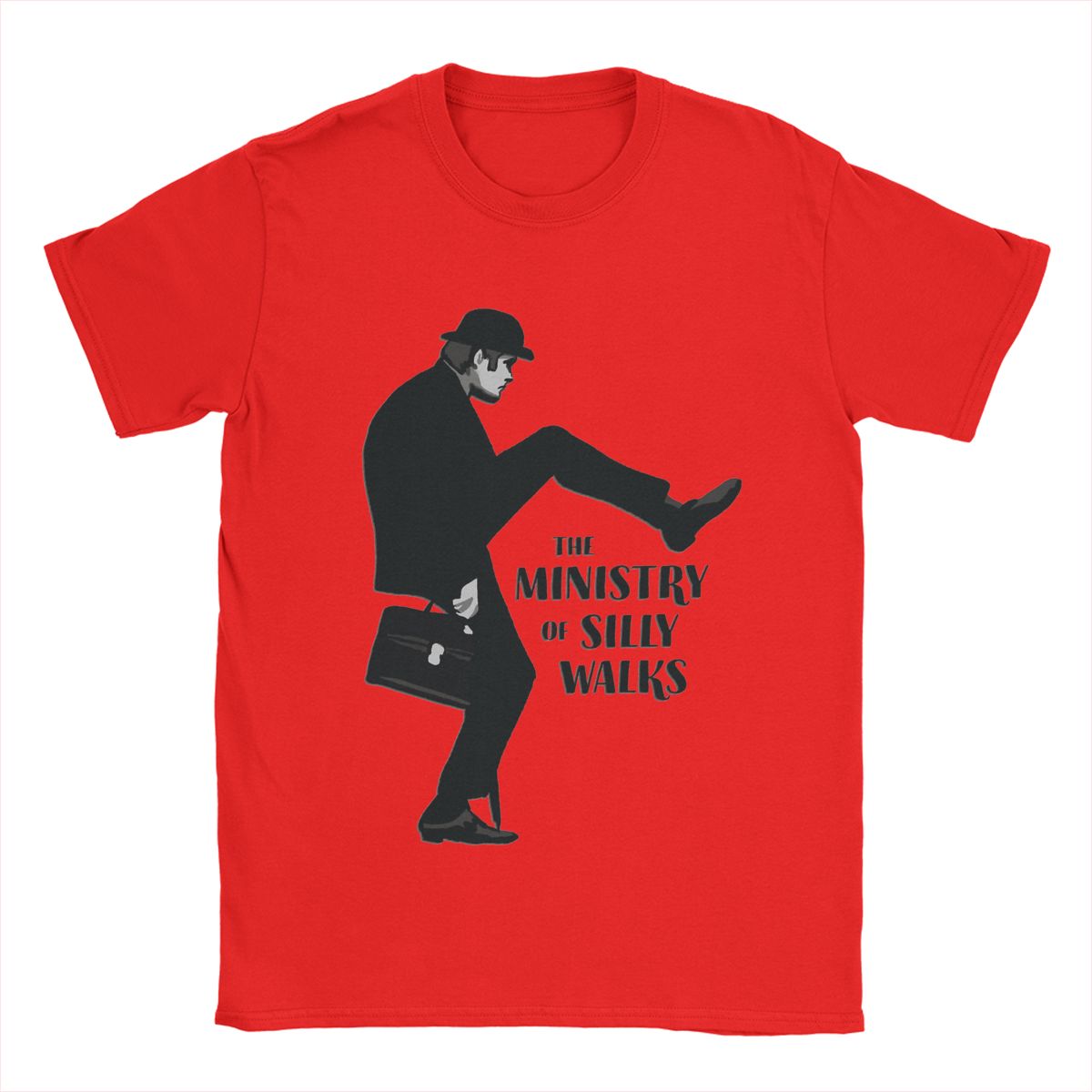 

Fashion Monty Python The Ministry Of Silly Walks T-Shirt for Men 100% Cotton T Shirts Short Sleeve Tee Shirt New Arrival Clothes 4XL