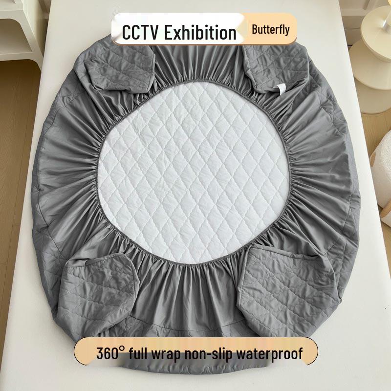 Protector de Saltea Cearșaf cu Colțuri Matlasat Impermeabil Anti-Alunecare