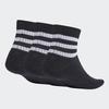 Chaussettes - ADIDAS - Lot De 3 Paires - Noir - Coton/Polyester Recyclé - Mi-hautes