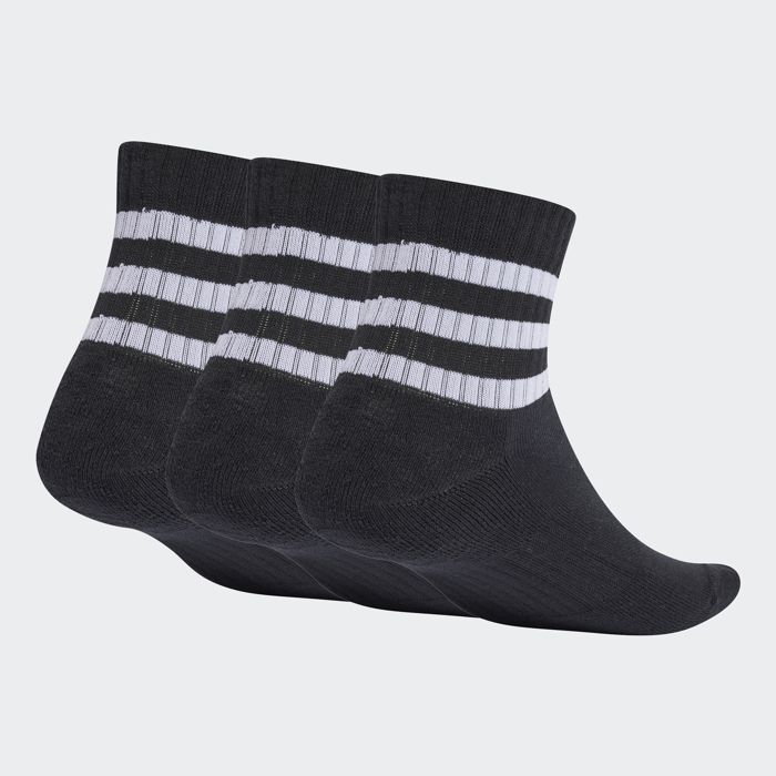 Chaussettes - ADIDAS - Lot De 3 Paires - Noir - Coton/Polyester Recyclé - Mi-hautes