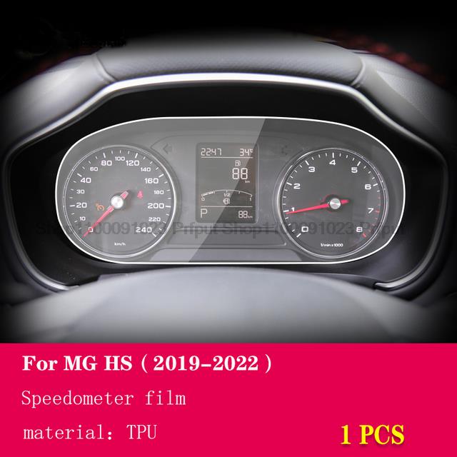 For MG HS - Car Interior Center console Transparent TPU Protective film Anti-scratch