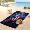 Toalla de Playa Estampada del Atlético de Madrid Secado Rápido Suave Portátil Grande Rectangular Manta de Playa para Viajes Piscina