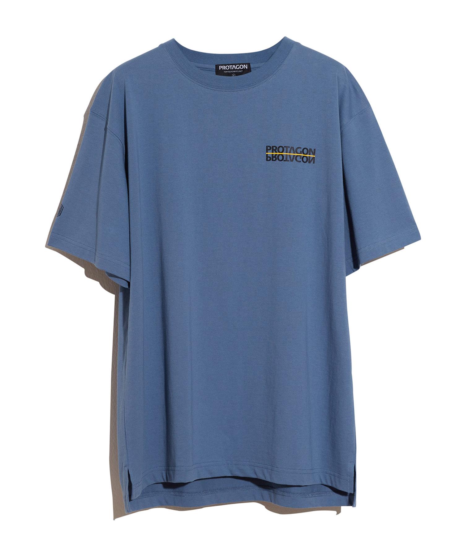 Protagon Be Reflected Short-Sleeved Tee (Blue) L