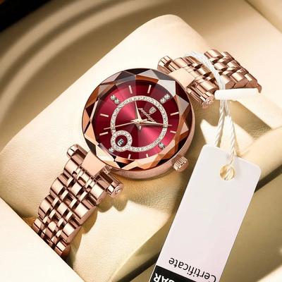 Luxury Wrist Watch Elegant Waterproof Stainless Steel High Quality Bracelet Ladies Watch Diamond Dress Women Quartz Watches