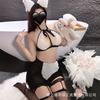 Erotic Lingerie Sexy Lace Maid Seduction Uniform Pure Desire Maid Set Qqny Strip-free Pajamas