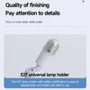 11.4Inch 3 Speed Adjustable LED Ceiling Fan Light 360 Degree Adjustable Arm Quiet Operation Ideal For Bedroom Study Room