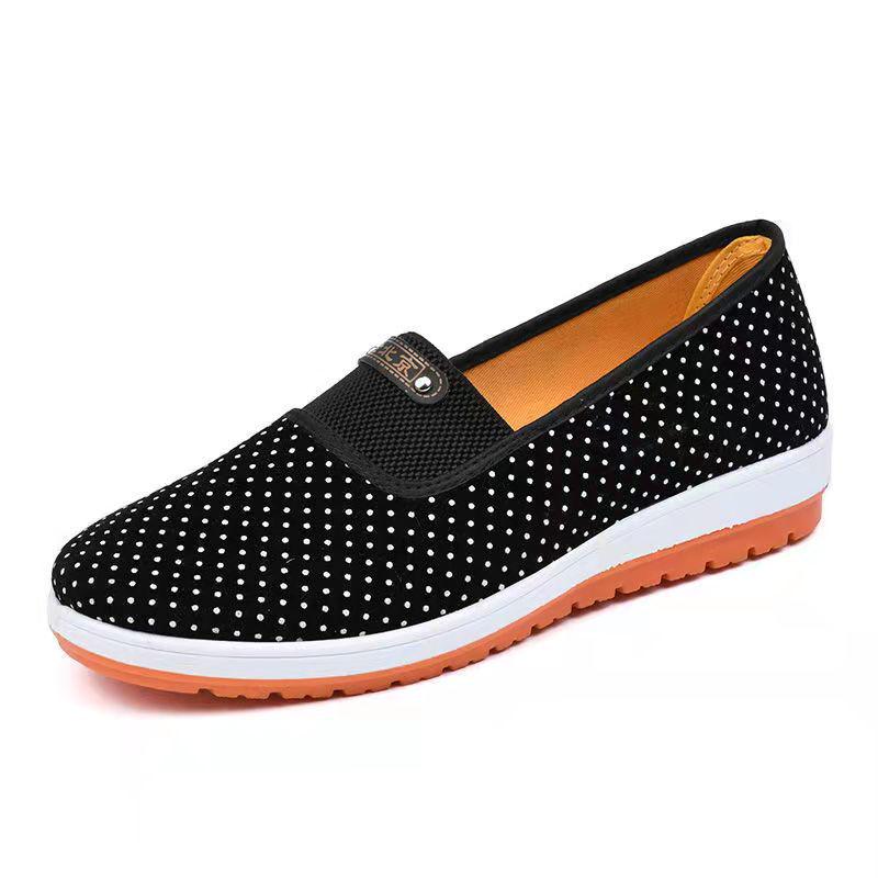 Women's Spring & Autumn Flat Cloth Shoes - Casual, Comfortable, Suitable for Middle-Aged & Elderly Women