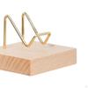 Display Holder Wooden Square Base Storage Rack for Fossils Specimens Agate