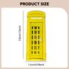 1/64 Miniature Phone Booth Telephone Collectibles Accessories DIY Projects Retro Railway