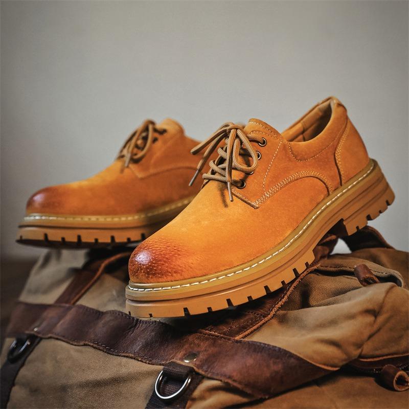 3190 low-top Martin boots spring new men's short boots British retro outdoor desert tooling boots heightening men's boots
