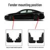 22-25 Tesla Model S Mud Flaps & Fender Guards Accessories