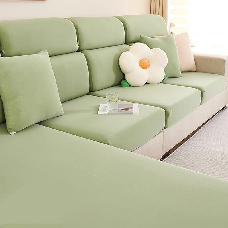 Cool Feeling Ice Silk Summer Lazy Stretch Sofa Cover Cover All-Inclusive Sofa Cushion New Sofa Cover Non-Slip
