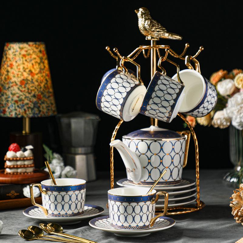 Special Beautiful Coffee Cup Set High-End Sense High-Value Light Luxury Ceramics High-End Exquisite Afternoon Tea Tea Set