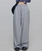 CHICKS Rowa Side Wide Pants Melange
