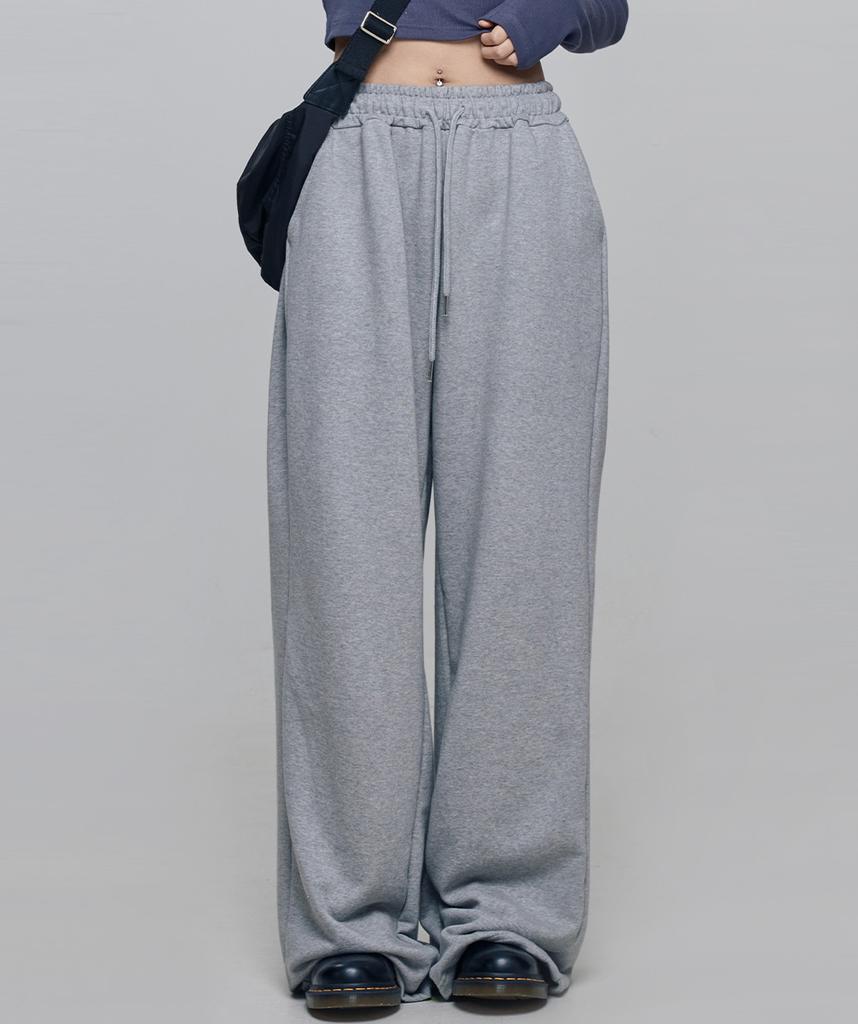 CHICKS Rowa Side Wide Pants Melange