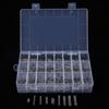 280pcs Stainless Steel Slotted Spring Pin Metric M1.5-M8 Spring Tension Pin Split with Box Expansion Dowel Pin