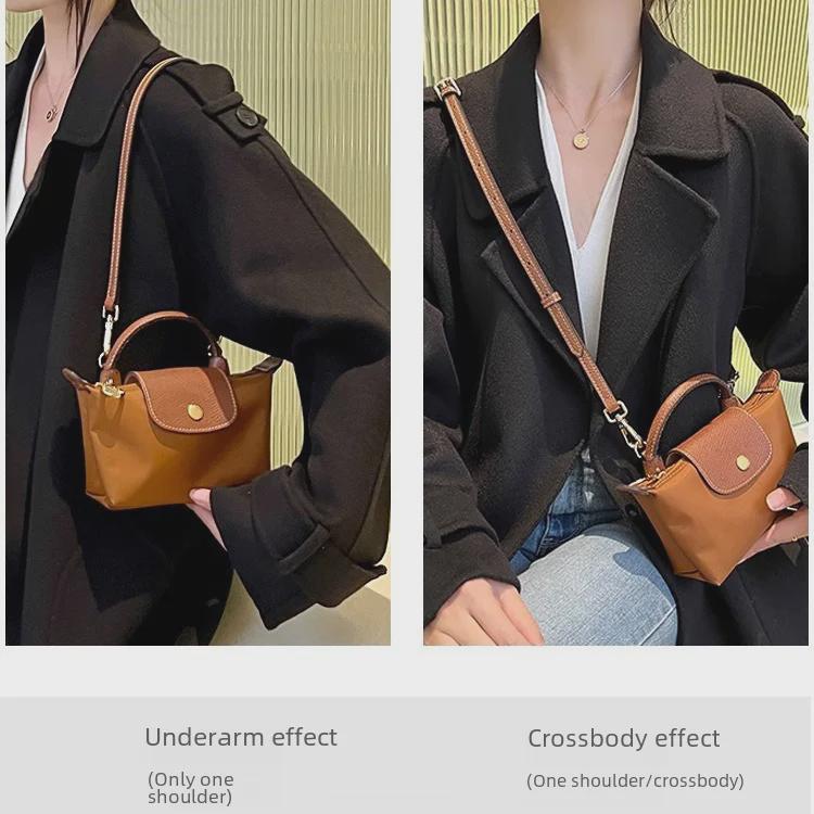 Adjustable Cowhide Crossbody Shoulder Strap, Genuine Leather, Punch-Free, Longxiang Bags