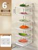 Foldable Wall-Mounted Multi-Layer Kitchen Prep Rack