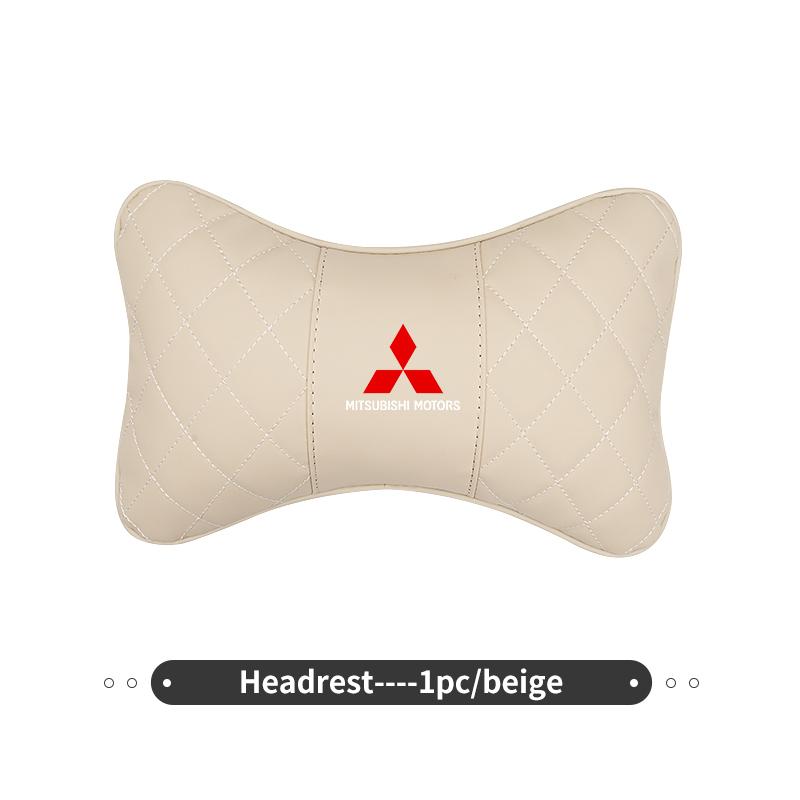 Car Universal Headrest Backrest Cushion Interior Accessries For Mitsubishi Outlander Pajero Sport Lancer EX ASX L200 Eclipse LO7