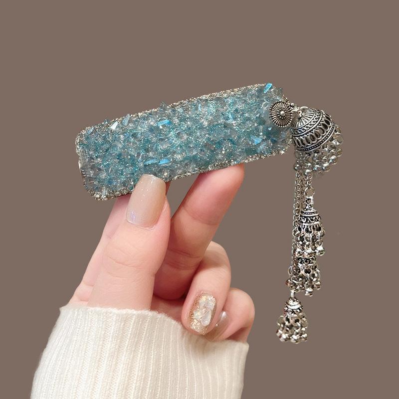 Rhinestone Hair Clip Dazzling Sparkling Hair Clip Crystal Hair Clip Chic For Special Occasions Formal Events Parties