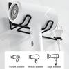 Hair Dryer Holder Rack Organizer Hair Straightener Holder Storage Rack Wall Mounted Bathroom Shelf Home Storage Accessories